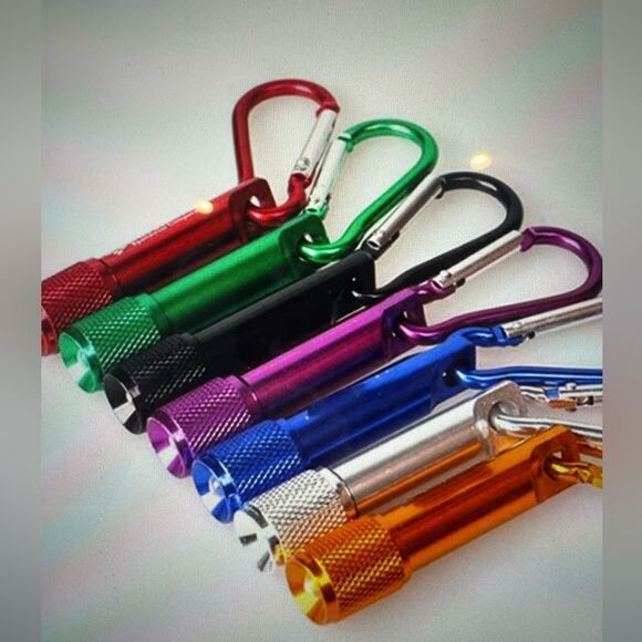 Mini Aluminum Keychain Flashlight LED Tiny $10 Closet Min Purchase - Picture 1 of 11